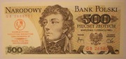 500 zł 1982 GB - STAN UNC, NADRUK - PTN CHRZANÓW
