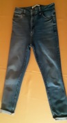 spodnie jeans  niebieskie 36   zara