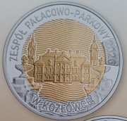 2 monety 5 zł NBP z folderem: Zespół parkowo-pałacowy w Kozłówce 2026