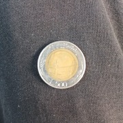1992 Repvbblica Italiana moneta L.500