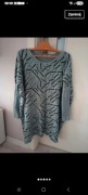 Nowy długi sweter M/2XL, przód w literki