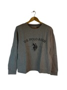 Bluza u.s. polo assn szara z dużym logiem l