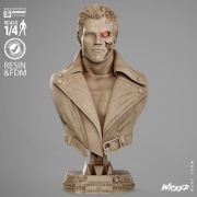 Terminator Arnold Popiersie Figurka 33cm 1/4 Ręcznie Malowana