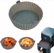 Silikonowa forma do frytkownicy 22cm, brązowa(58:)