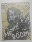 MF DOOM Plakat PŁÓTNO Canvas 30x45 Madvillain Hip-Hop