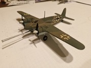 model Henschel Hs 129. Był to niemiecki dwusilnikowy samolot szturmowy