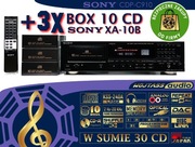 Zmieniarka na 10 CD SONY CDP-C910 + 3x BOX XA-10B (30 CD) DAC 16 BIT 