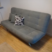 Wersalka BLACK RED WHITE model VIOLA 3K sofa