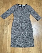 Sukienka Taranko S /36 w panterkę, ciepła dzianina bawełniana