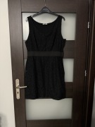 Sukienka damska czarna koronkowa H&M rozmiar 42