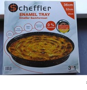 Zestaw okrągłych blach , form