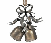 Postarzane Metalowe Dzwonki Dekoracja Zawieszka 