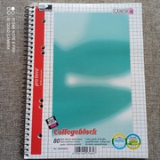 kołonotatnik LNDRE 80 kartek w kratkę 