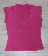 T-shirt damski dziewczęcy Orsay, dekolt serek, XS, r. 34