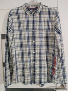Tommy jeans sportowa koszula w kratę L jak nowa 