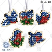 Zestaw haftu koralikovego na driewnie 