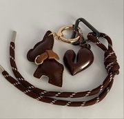 Brelok Piesek z Sercem