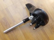 Siodełko żelowe Selle Royal + sztyca amortyzowana 25,4mm