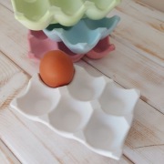 Podstawka Na Jajka Dekoracja Gipsowa Na Pisanki