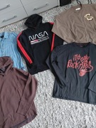 Zestaw C&A RESERVED bluza bluzka koszula NASA 5 sztuk rozm. 170 idealne