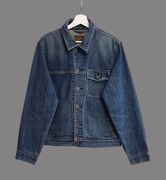 Damska kurtka jeansowa katana ciemno granatowa bawełniana uniwersalna