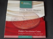 Zestaw - monety obiegowe 1995-2003 + 2 zł Jan Paweł II 25-lecie Pontyfikatu
