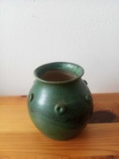 WAZON CERAMICZNY ZIELONY DEKORACYJNY