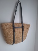 Zara duża torba plażowa pleciona letnia stan bardzo dobry