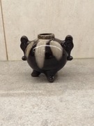 ceramiczny wazonik pękaty amfora