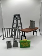 Zestaw dla figurek WWE drabina stół młot barykada mitb nowe