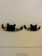 czarne aluminiowe przedłużki łopatek zmiany biegów do samochodu