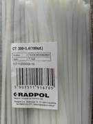 Opaska zaciskowa"trytytka" CT 300-3,6   100 szt  biała     producent Radpol