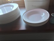 DUŻE TALERZE IKEA TRIVSAM 11 SZT (31 cm)+ 4 GRATIS.