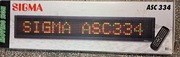 Tablica reklamowa kolorawa led SIGMA model ASC334 używana
