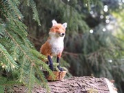 Lis - ręcznie filcowana figurka