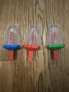 Foremki do lodów na patyku, 3 sztuki