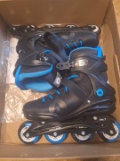 Rolki męskie ATTABO Cyclone 44 Czarne Rekreacyjne ABEC-7 Koła 76mm 82A PU