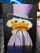 Obraz ręcznie malowany – Sknerus McKwacz, pop-art, 24x30 cm