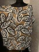C&A bluzka tunika top oversize duża wzory wiązana