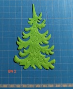 Scrapki Kraków Boże Narodzenie Choinki 10 szt. (BN2')