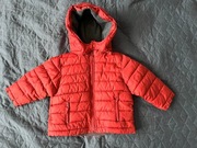 Ciepła ocieplana zimowa kurtka pikowana GAP 18-24 miesięcy dobry stan