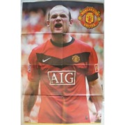 Beckham David AC Milan Rooney Wayne Manchester United - Plakat Poster