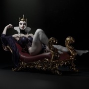 Figurka druk 3D żywica 12K " Evil Queen  - F1201 " - 80 mm