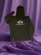 Bluza alpha industries olive L men hoodie 