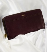 FOSSIL portfel Tiegan duży brązowy skórzany furla  michael kors guess ck