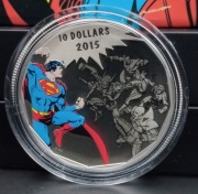 DC COMICS ORIGINALS:GAUNTLET -2015 -SREBRNA MONETA /UNIKAT/C