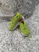 Buty sportowe dziecięce Ugi 30 neonowe zielone sznurowane lekkie