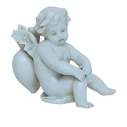 Figurka Putto z Sercem Amor Eckert Volkstedt 1894