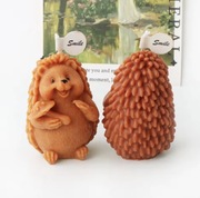 JEŻYK z GRZYBKIEM forma silikonowa 6.7*5.7 do Świec Mydła Gipsu Odlewów 