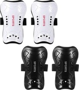 Ochraniacze piłkarskie 2 pary dla dzieci mini chłopca czarne nowe 4 szt.